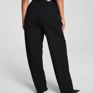 SPANX Black Ponte Barrel Leg Women's Pants